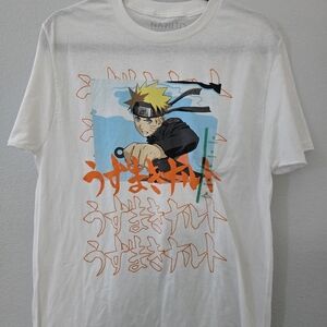 Naruto Graphic White T-Shirt